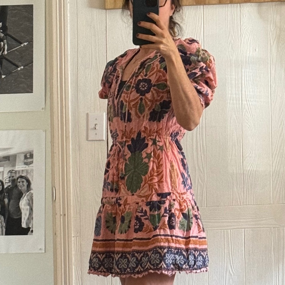 Farm Rio pink dress